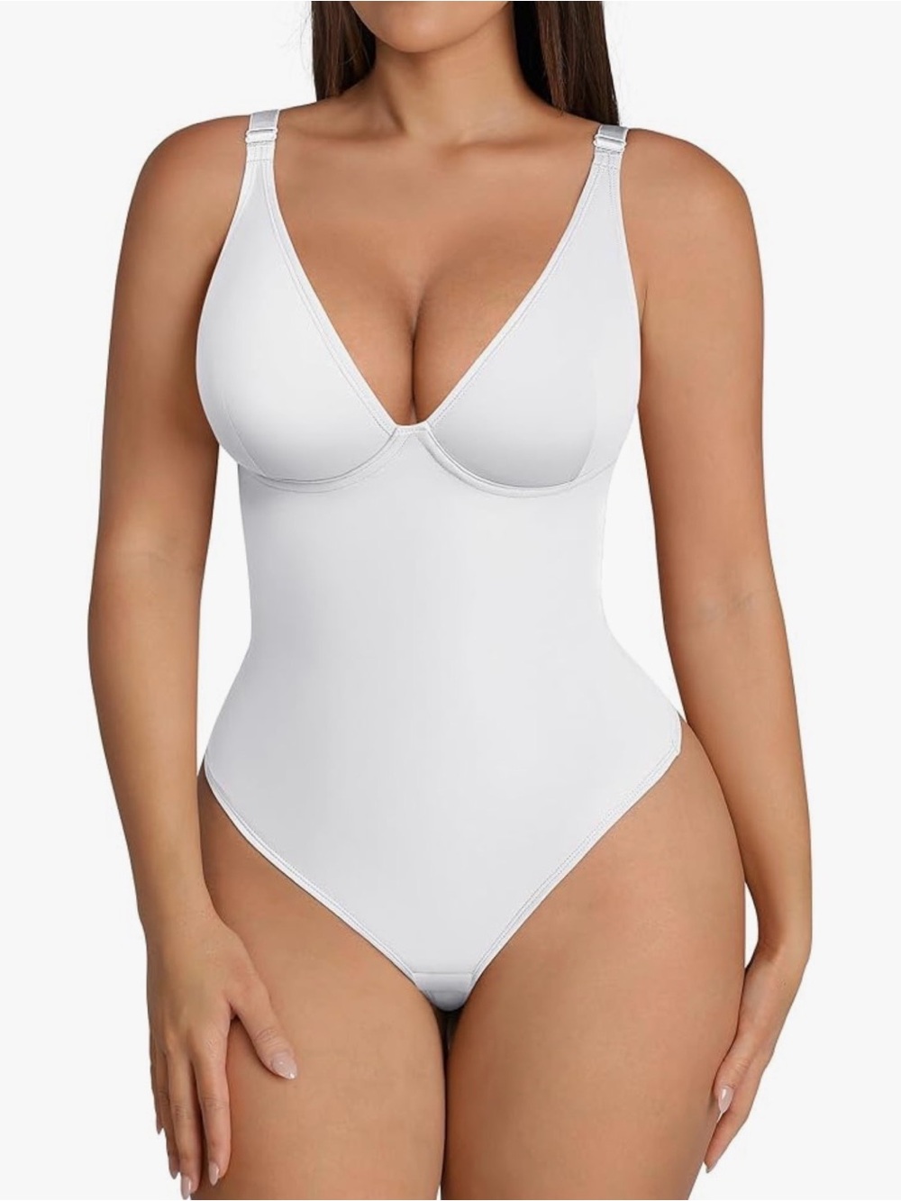 New with Tags  White Women's Underwire Bodysuit  Tank Top Size XL